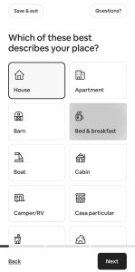 jenis unit homestay untuk airbnb
